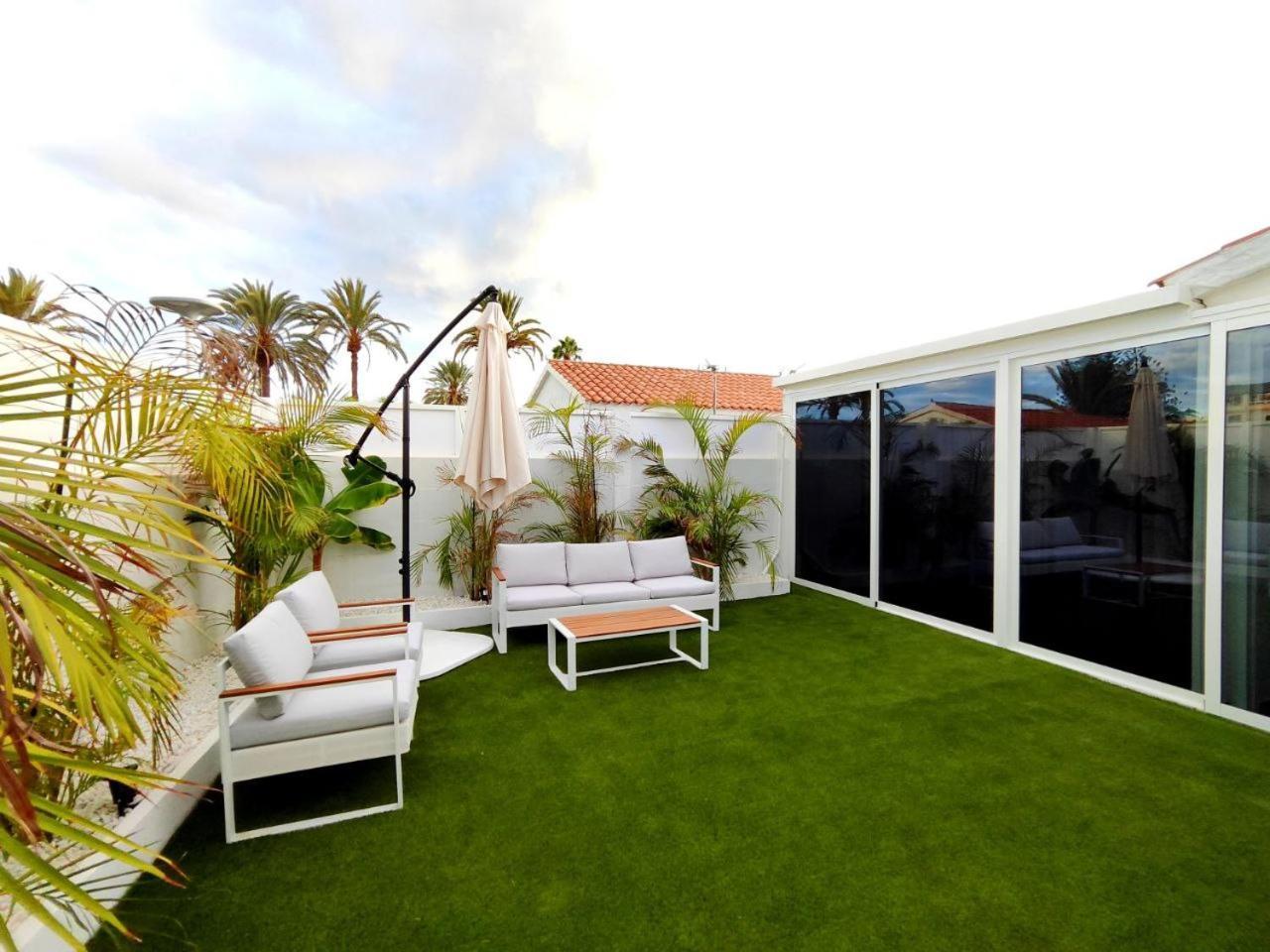 Bungalow "Bahia Azul" Playa del Ingles  Dış mekan fotoğraf